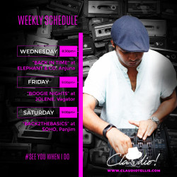 Schedule for the next few weeks.
#seeyouwhenido #djclaudio #goa #sohogoa #humansofeco #b2tb #jolenegoa